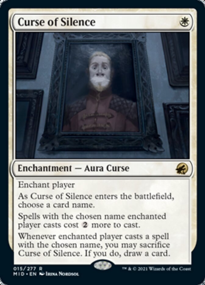 Curse of Silence [Innistrad: Midnight Hunt] | Exor Games Dartmouth