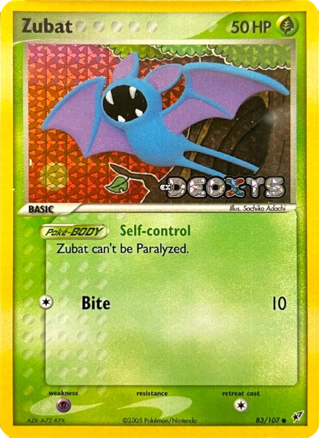 Zubat (83/107) (Stamped) [EX: Deoxys] | Exor Games Dartmouth