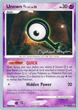 Unown Q LV.15 (49/100) (Happy Luck - Mychael Bryan) [World Championships 2010] | Exor Games Dartmouth