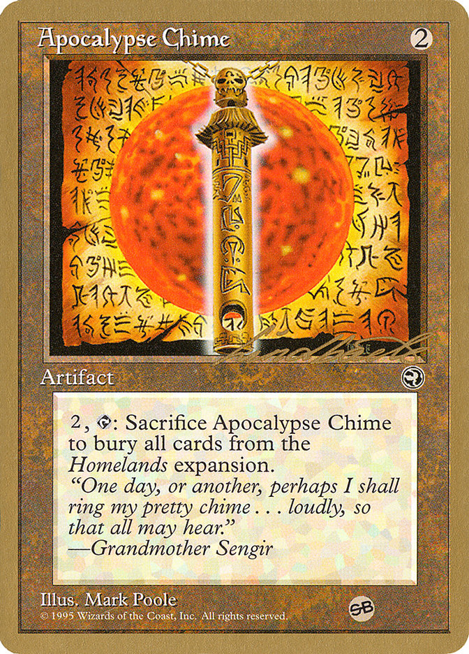 Apocalypse Chime (Leon Lindback) (SB) [Pro Tour Collector Set] | Exor Games Dartmouth