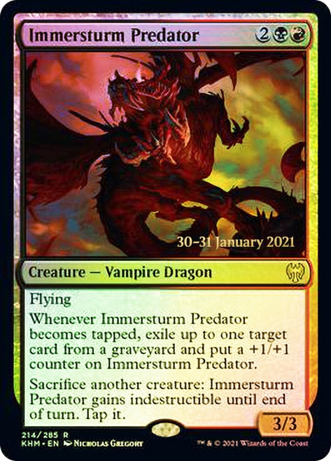 Immersturm Predator  [Kaldheim Prerelease Promos] | Exor Games Dartmouth