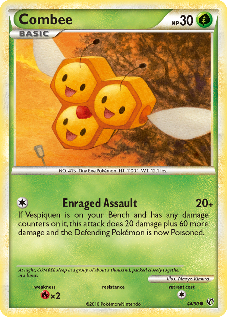 Combee (44/90) [HeartGold & SoulSilver: Undaunted] | Exor Games Dartmouth