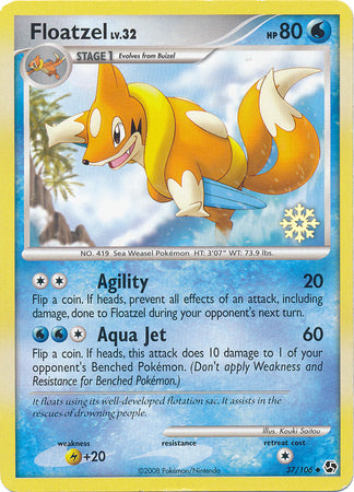 Floatzel (37/106) [Countdown Calendar Promos] | Exor Games Dartmouth