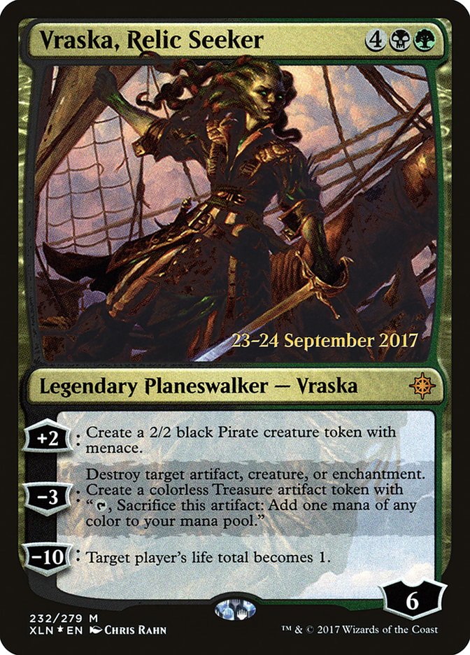 Vraska, Relic Seeker  [Ixalan Prerelease Promos] | Exor Games Dartmouth