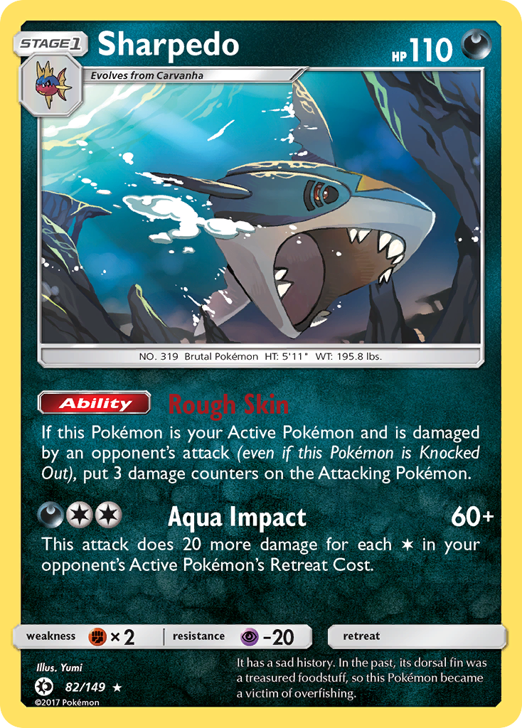 Sharpedo (82/149) [Sun & Moon: Base Set] | Exor Games Dartmouth