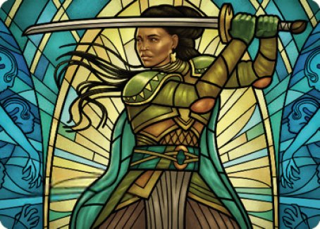 Shanna, Purifying Blade Art Card 2 [Dominaria United Art Series] | Exor Games Dartmouth