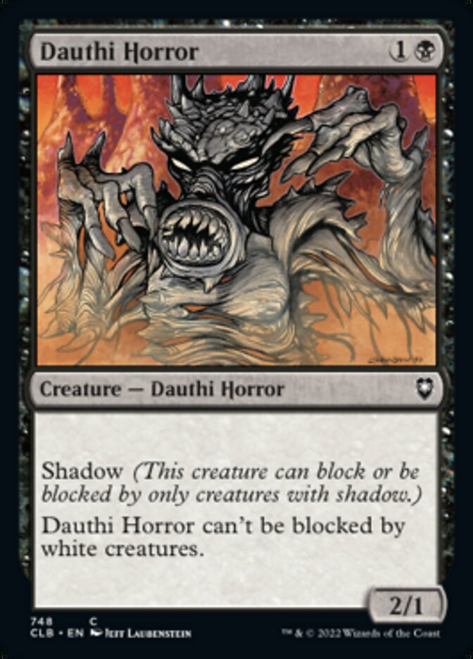 Dauthi Horror [Commander Legends: Battle for Baldur's Gate] | Exor Games Dartmouth