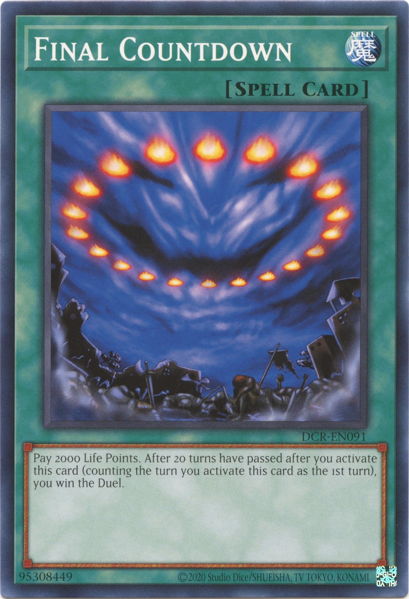 Final Countdown (25th Anniversary) [DCR-EN091] Common | Exor Games Dartmouth