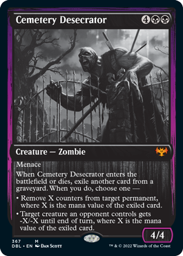 Cemetery Desecrator [Innistrad: Double Feature] | Exor Games Dartmouth