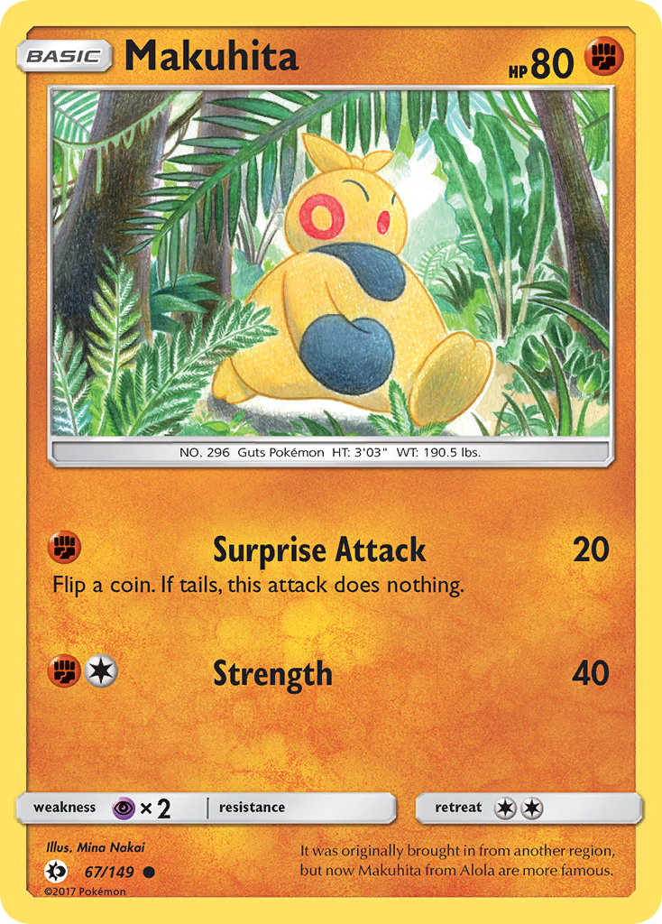 Makuhita (67/149) [Sun & Moon: Base Set] | Exor Games Dartmouth