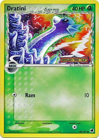 Dratini (46/101) (Delta Species) (Stamped) [EX: Dragon Frontiers] | Exor Games Dartmouth