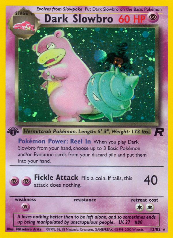 Dark Slowbro (12/82) [Team Rocket 1st Edition] | Exor Games Dartmouth