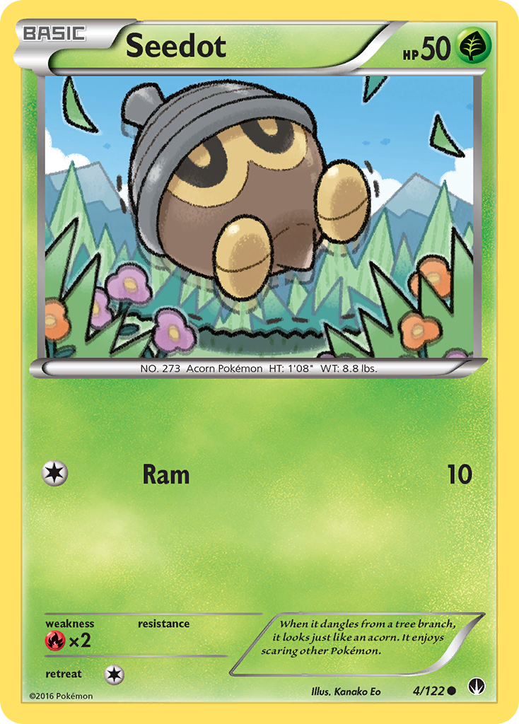 Seedot (4/122) [XY: BREAKpoint] | Exor Games Dartmouth