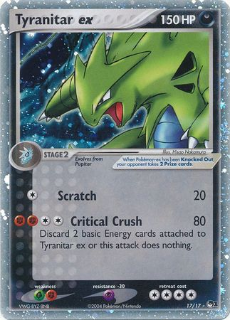 Tyranitar ex (17/17) (Holo) [POP Series 1] | Exor Games Dartmouth