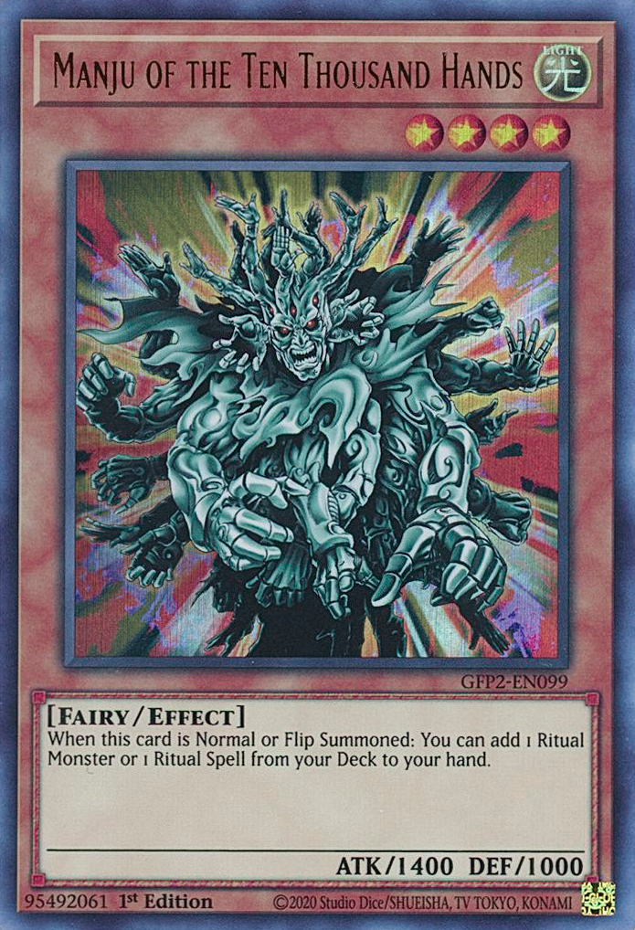 Manju of the Ten Thousand Hands [GFP2-EN099] Ultra Rare | Exor Games Dartmouth