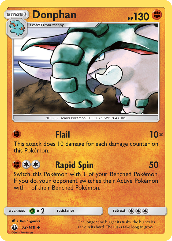 Donphan (73/168) [Sun & Moon: Celestial Storm] | Exor Games Dartmouth