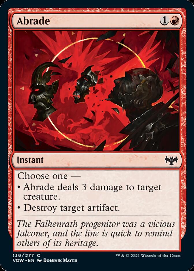 Abrade [Innistrad: Crimson Vow] | Exor Games Dartmouth