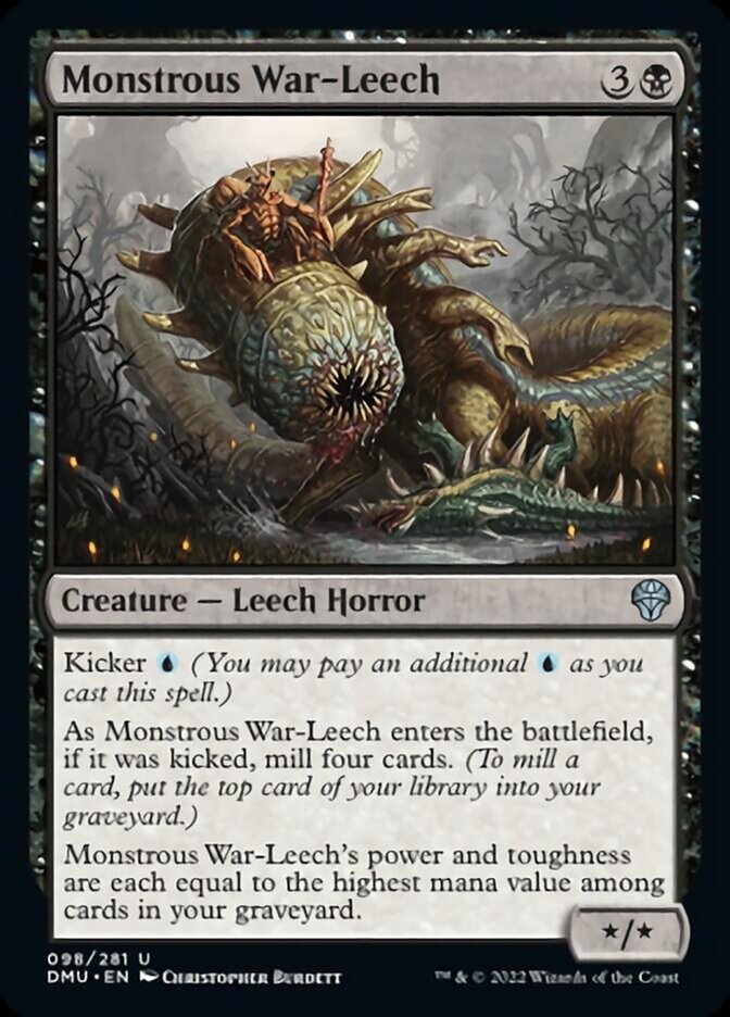 Monstrous War-Leech [Dominaria United] | Exor Games Dartmouth