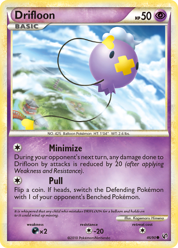 Drifloon (46/90) [HeartGold & SoulSilver: Undaunted] | Exor Games Dartmouth