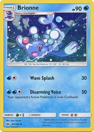 Brionne (40/149) (Cosmos Holo) [Sun & Moon: Base Set] | Exor Games Dartmouth