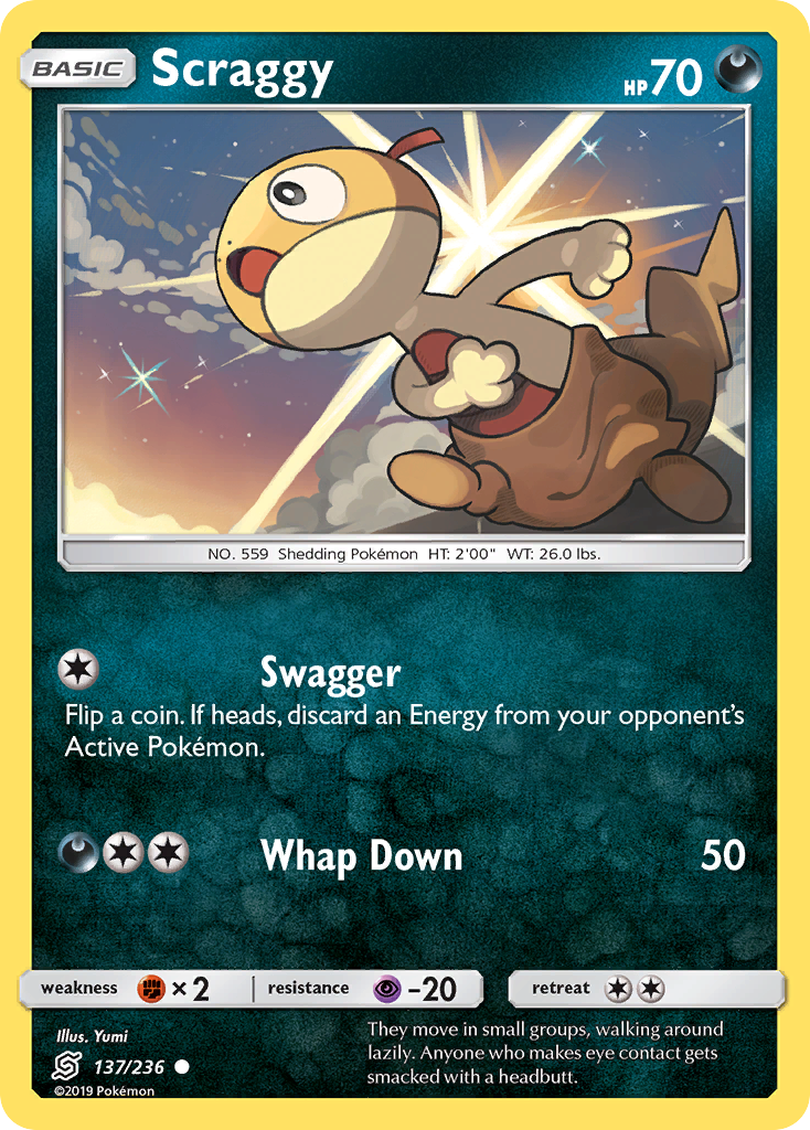 Scraggy (137/236) [Sun & Moon: Unified Minds] | Exor Games Dartmouth