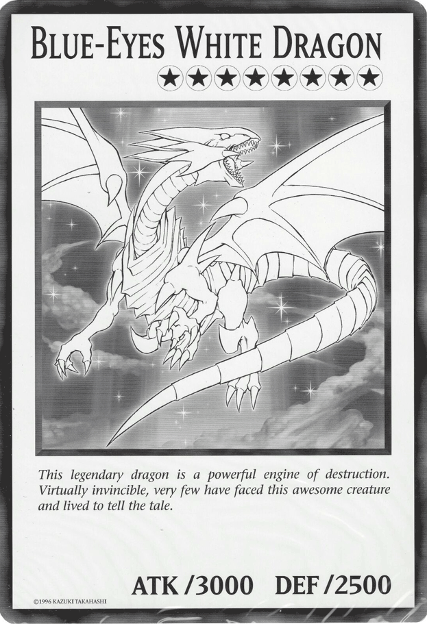 Blue-Eyes White Dragon (Oversized) Common | Exor Games Dartmouth