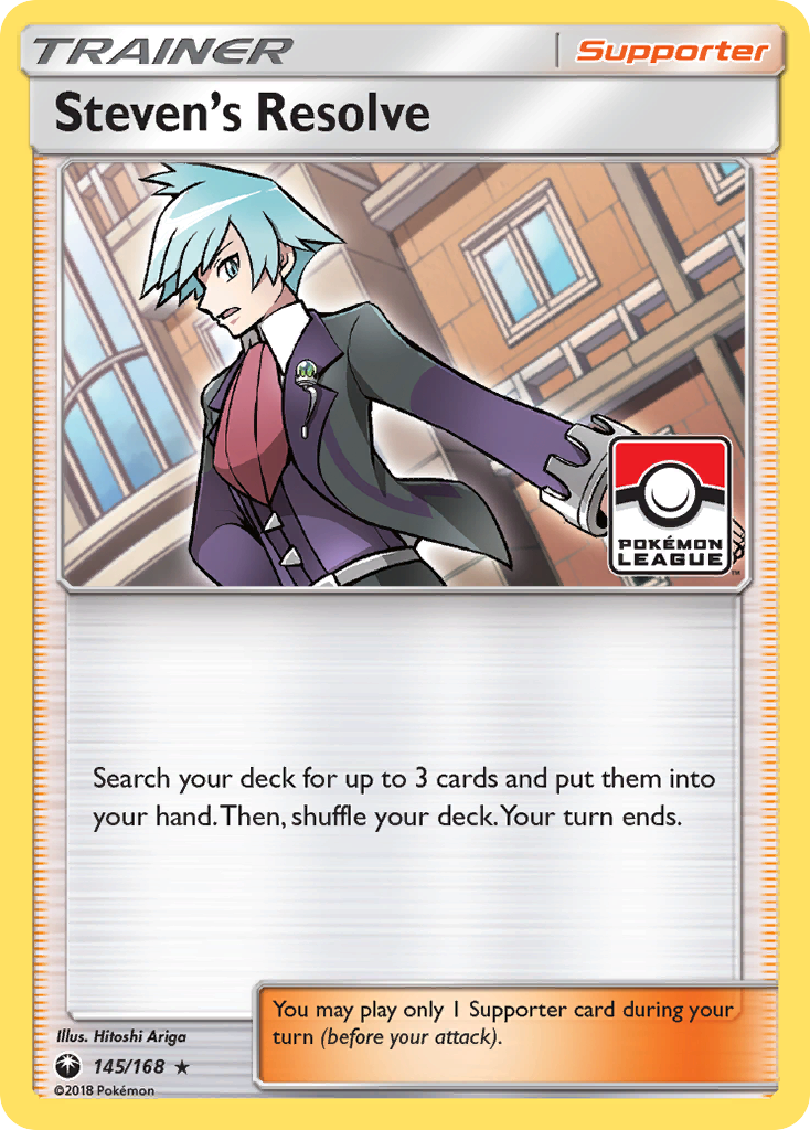 Steven's Resolve (145/168) [Sun & Moon: Celestial Storm] | Exor Games Dartmouth