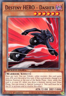Destiny HERO - Dasher [SGX1-ENB05] Common | Exor Games Dartmouth