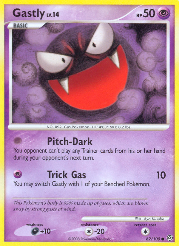 Gastly (62/100) [Diamond & Pearl: Stormfront] | Exor Games Dartmouth