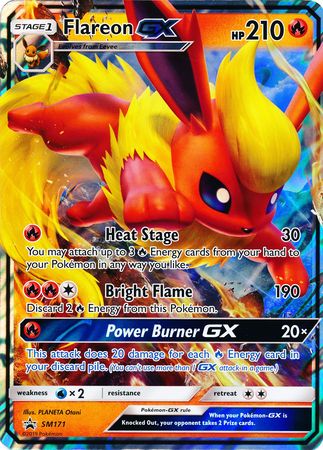 Flareon GX (SM171) (Jumbo Card) [Sun & Moon: Black Star Promos] | Exor Games Dartmouth