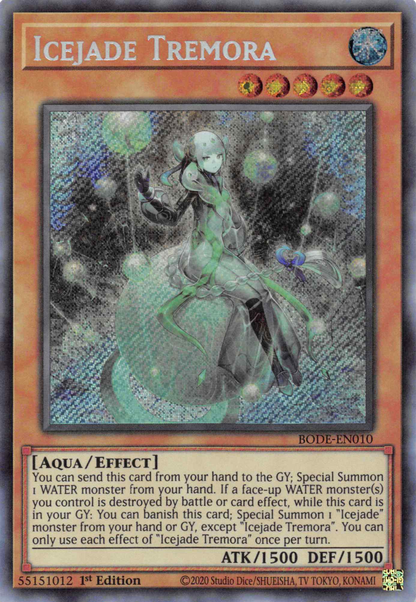 Icejade Tremora [BODE-EN010] Secret Rare | Exor Games Dartmouth