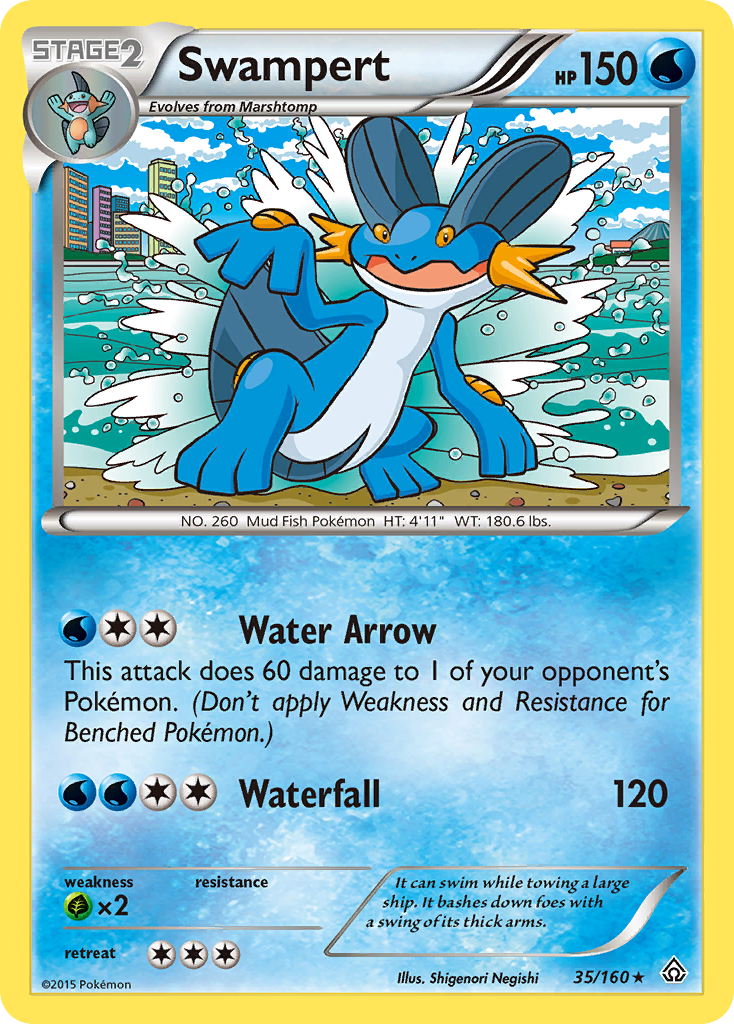 Swampert (35/160) [XY: Primal Clash] | Exor Games Dartmouth