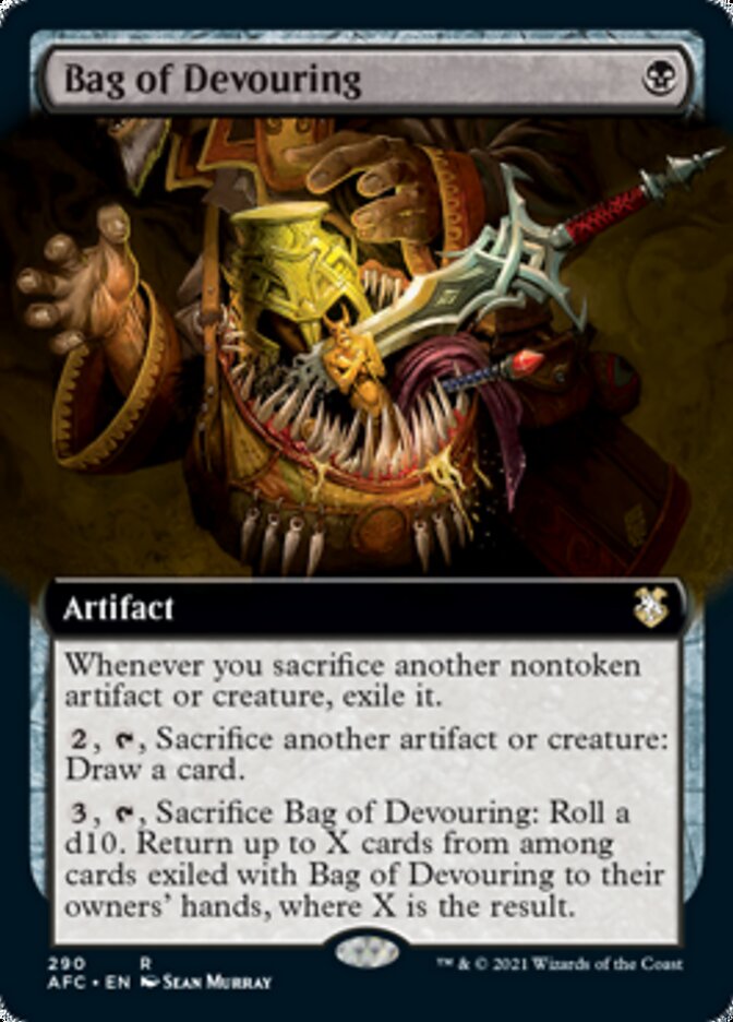 Bag of Devouring (Extended) [Dungeons & Dragons: Adventures in the Forgotten Realms Commander] | Exor Games Dartmouth