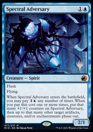 Spectral Adversary (Promo Pack) [Innistrad: Midnight Hunt Promos] | Exor Games Dartmouth