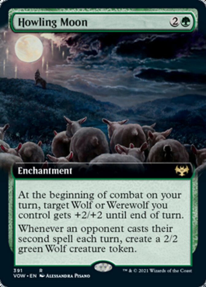 Howling Moon (Extended) [Innistrad: Crimson Vow] | Exor Games Dartmouth