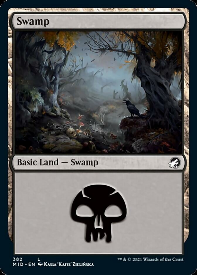 Swamp (382) [Innistrad: Midnight Hunt] | Exor Games Dartmouth