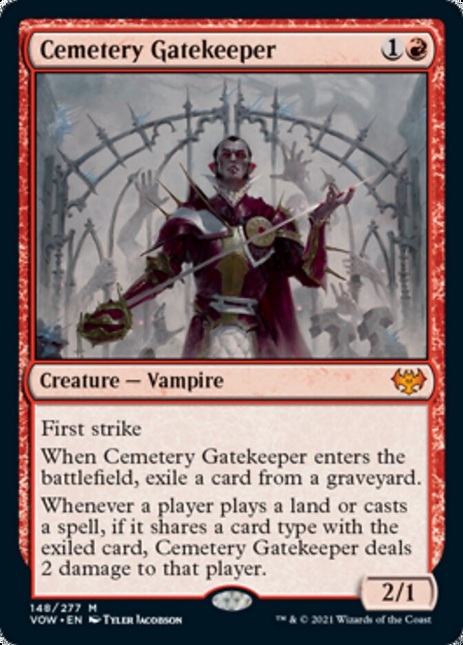 Cemetery Gatekeeper [Innistrad: Crimson Vow] | Exor Games Dartmouth