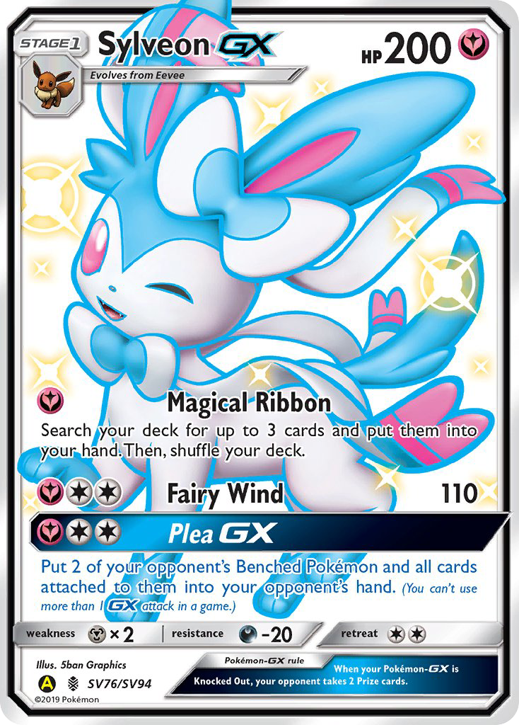 Sylveon GX (SV76/SV94) [Sun & Moon: Hidden Fates - Shiny Vault] | Exor Games Dartmouth