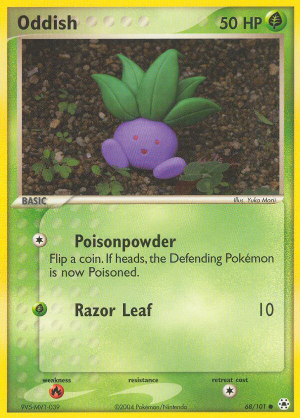 Oddish (68/101) [EX: Hidden Legends] | Exor Games Dartmouth