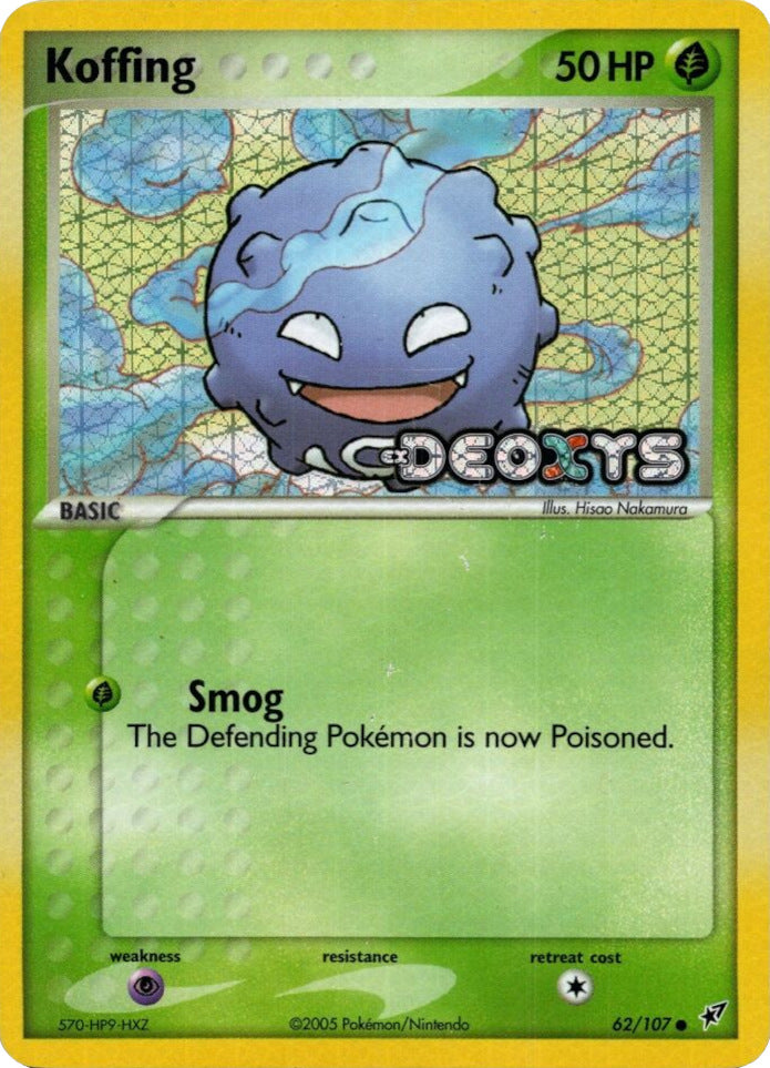 Koffing (62/107) (Stamped) [EX: Deoxys] | Exor Games Dartmouth