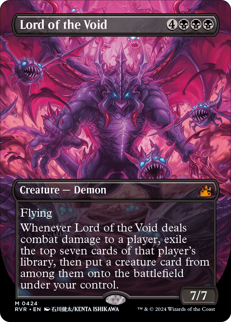 Lord of the Void (Anime Borderless) [Ravnica Remastered] | Exor Games Dartmouth