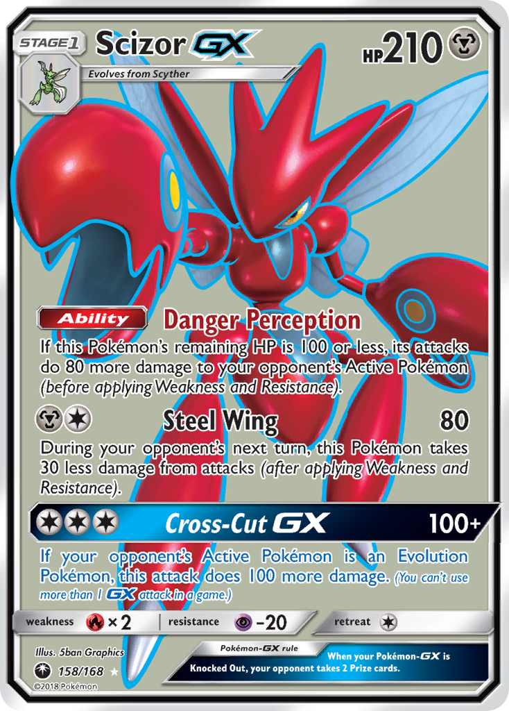 Scizor GX (158/168) [Sun & Moon: Celestial Storm] | Exor Games Dartmouth