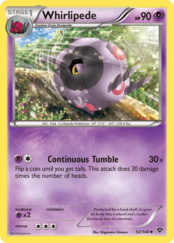 Whirlipede (52/146) [XY: Base Set] | Exor Games Dartmouth