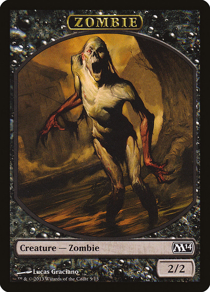 Zombie [Magic 2014 Tokens] | Exor Games Dartmouth