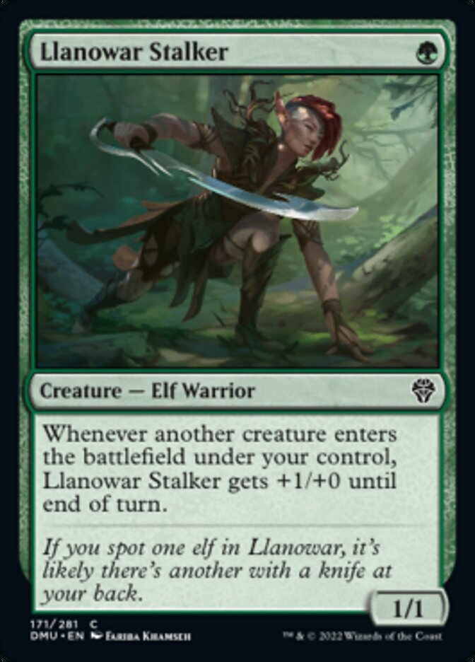 Llanowar Stalker [Dominaria United] | Exor Games Dartmouth