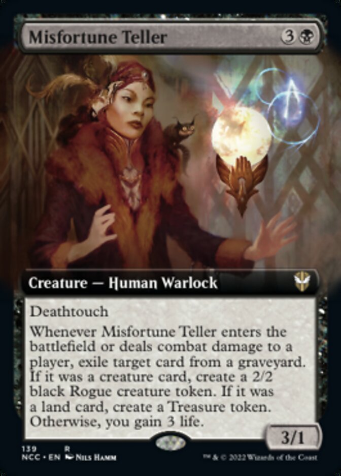 Misfortune Teller (Extended Art) [Streets of New Capenna Commander] | Exor Games Dartmouth