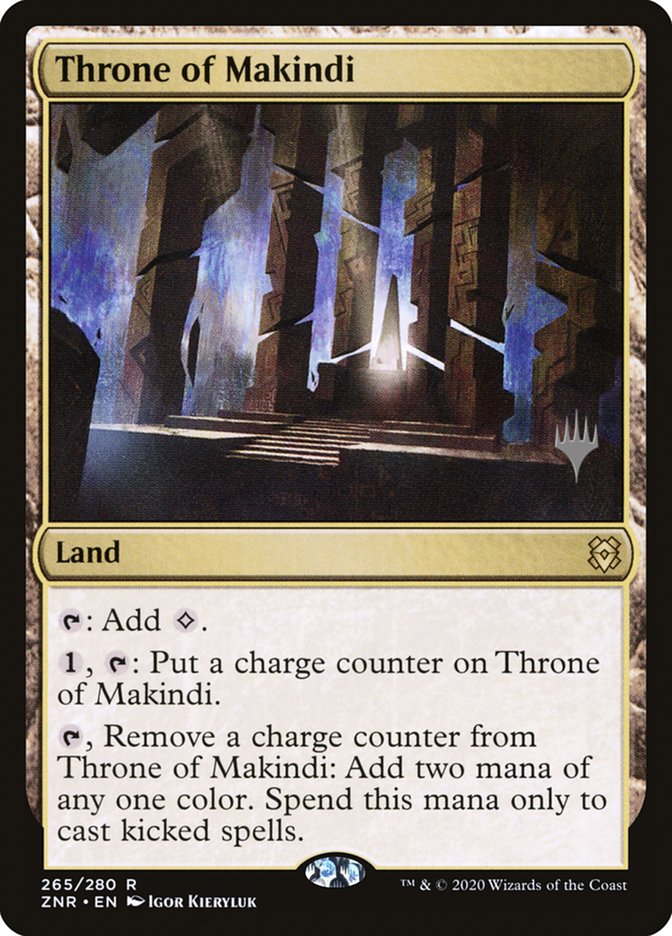 Throne of Makindi (Promo Pack) [Zendikar Rising Promos] | Exor Games Dartmouth