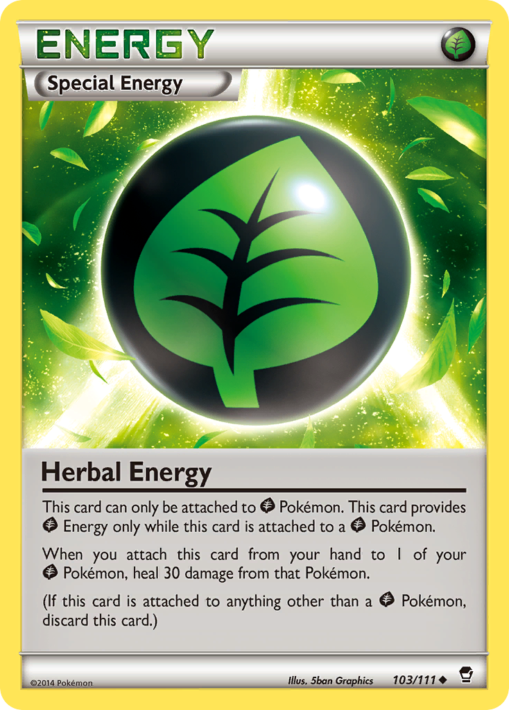 Herbal Energy (103/111) [XY: Furious Fists] | Exor Games Dartmouth