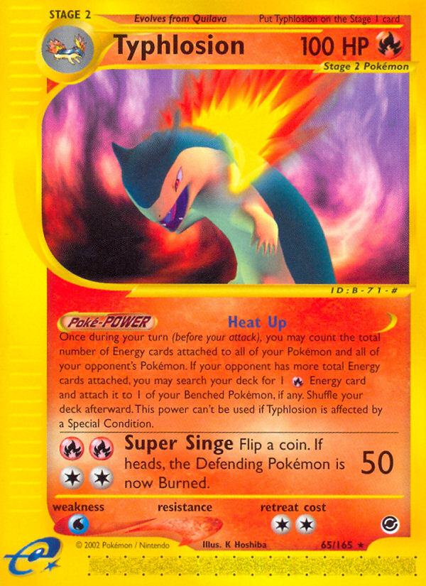 Typhlosion (65/165) [Expedition: Base Set] | Exor Games Dartmouth