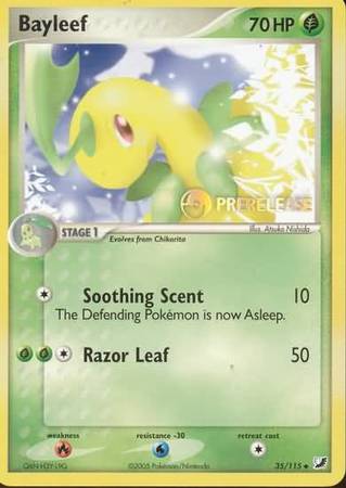 Bayleef (35/115) (Prerelease Promo) [Nintendo: Black Star Promos] | Exor Games Dartmouth